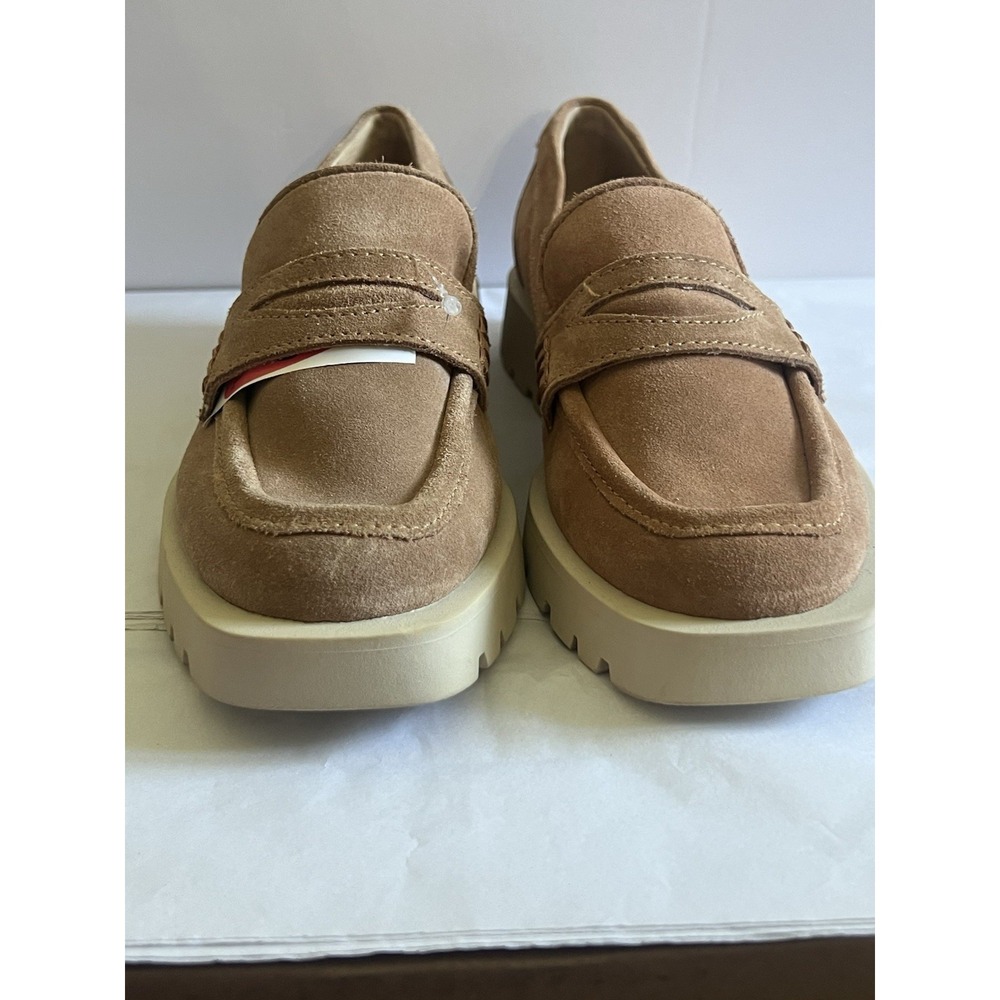 Dolce Vita Beige Suede Loafers - Picture 3 of 8